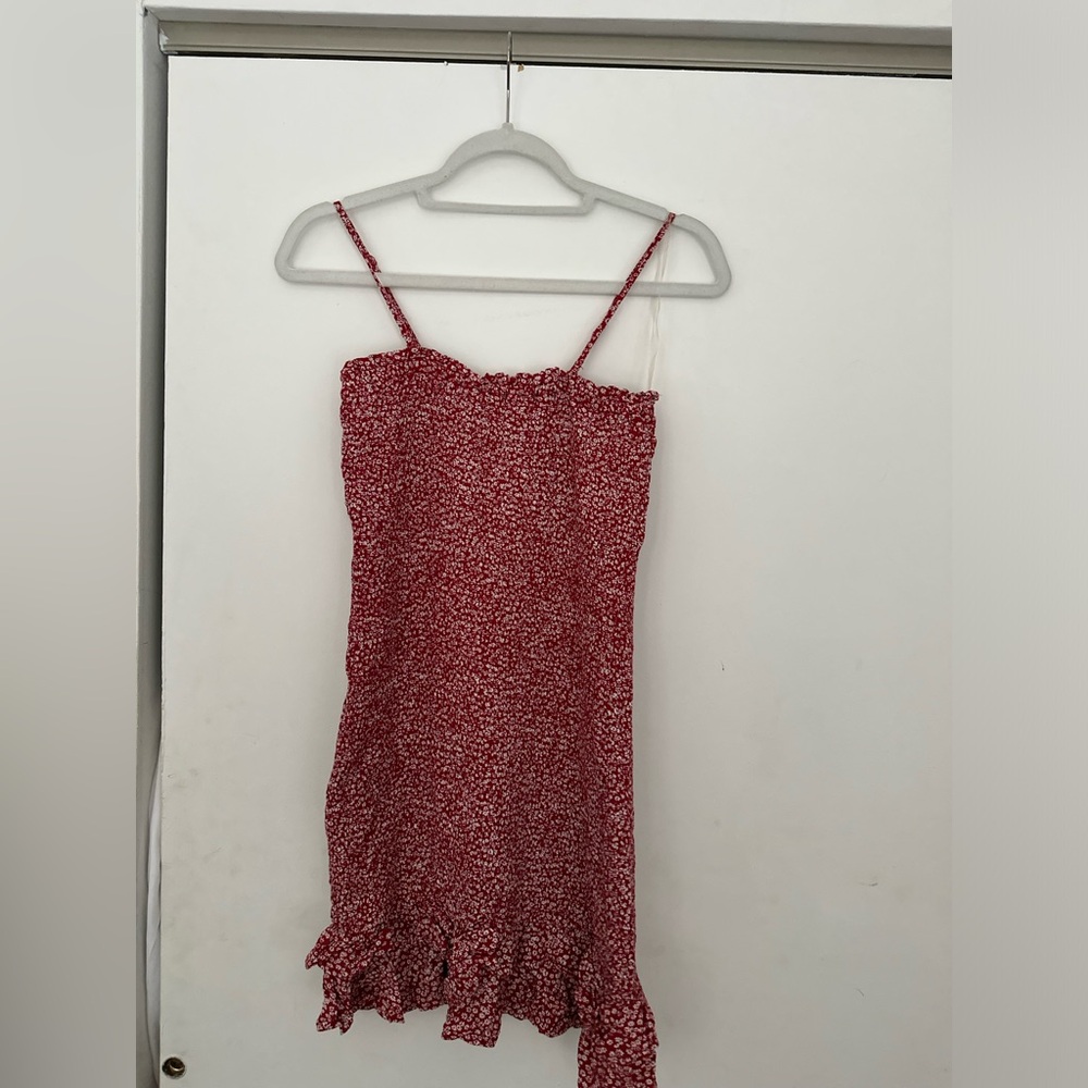 American Eagle Smocked Ruffle Dress